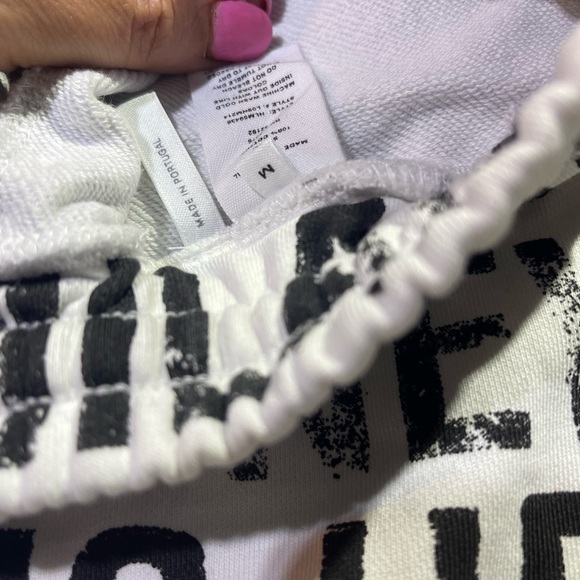 Helmut Lang HLM 59436 Mens White All Over Jogger Sweatpants Size M - Picture 9 of 14